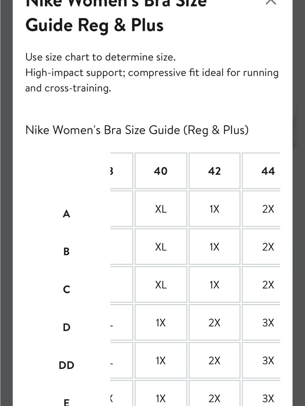 Nike Women's Size XL DriFit High-Support Sports Bra - Picture 4 of 4